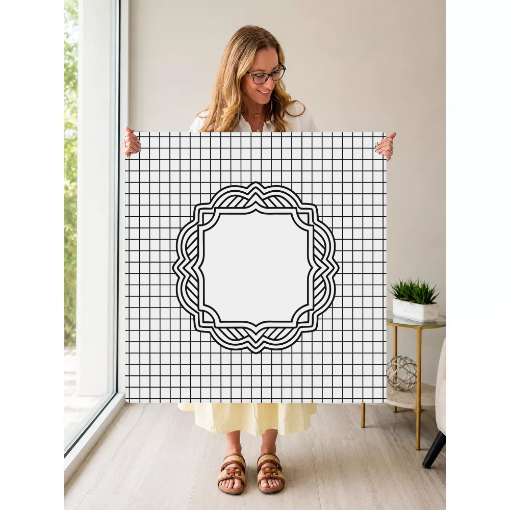 Frame of Reference mahjong mat — Held Mat Portrait