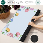 Full Bloom  | Blue mahjong mat — Rolled Mat Feature Image