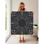 Garden at Midnight mahjong mat — Held Mat Portrait