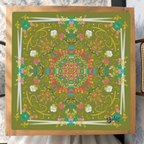 Garden Reverie mahjong mat — Studio Overhead