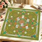Garden Reverie mahjong mat — Styled Tile Table