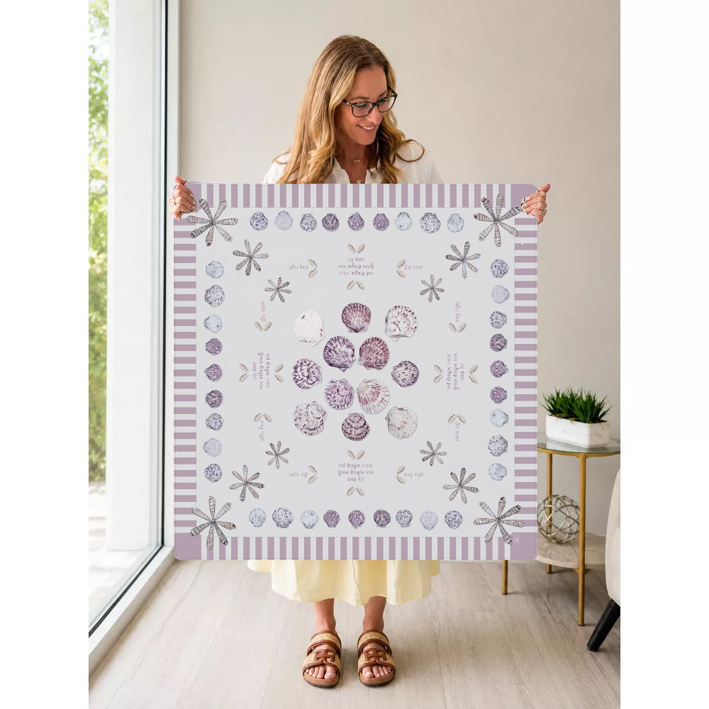 Gathered and Played mahjong mat — Held Mat Portrait