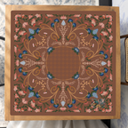 Gilded Bloom Ballroom mahjong mat — Studio Overhead