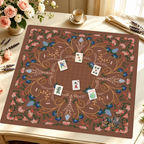 Gilded Bloom Ballroom mahjong mat — Styled Tile Table