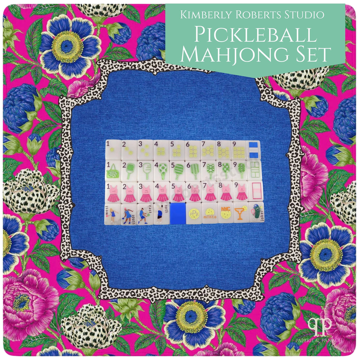 Glow Gardenista Mahjong Mat styling and tile pairing 4
