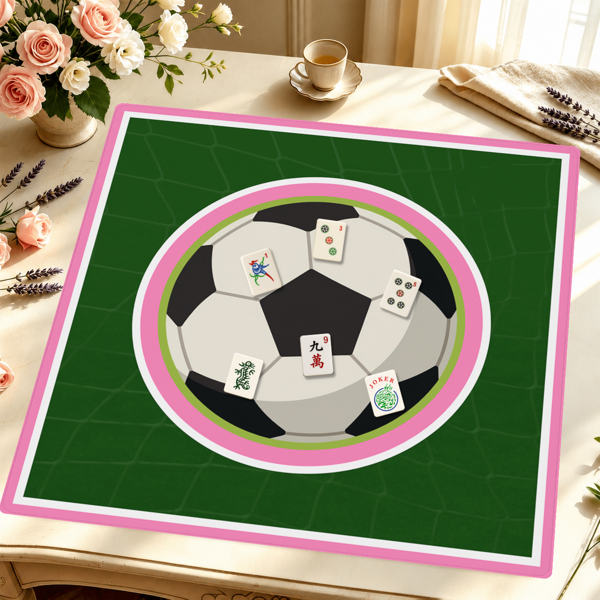 Goal Digger mahjong mat — Styled Tile Table
