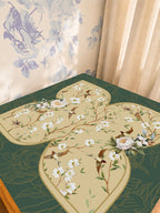 Mahjong by SI™ Golden Aviary Mahjong Mat — Sunlit Detail [studio-detail-square]