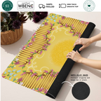 Golden Hour Garden mahjong mat — Rolled Mat Feature Image