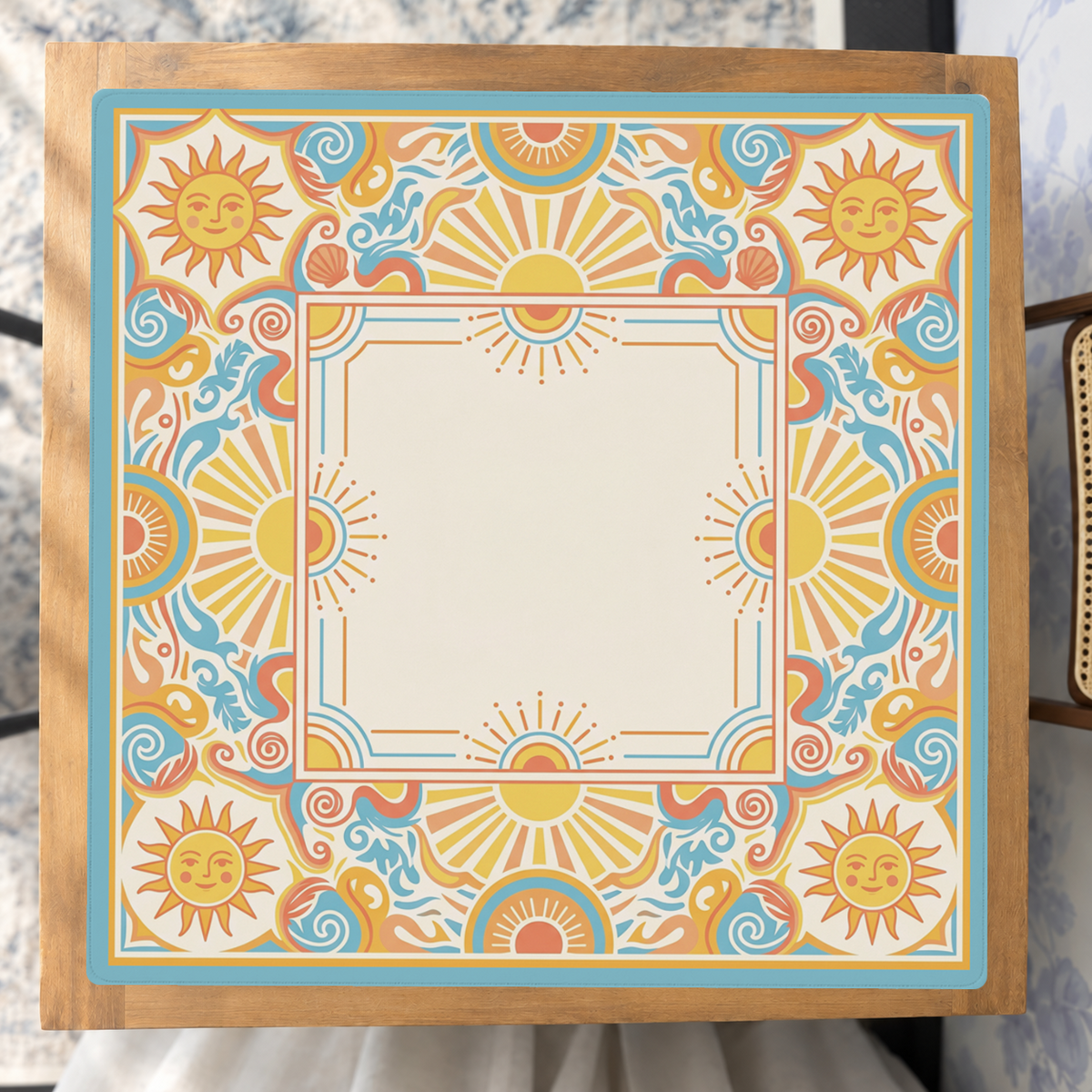 Good Day Sunshine mahjong mat — Studio Overhead