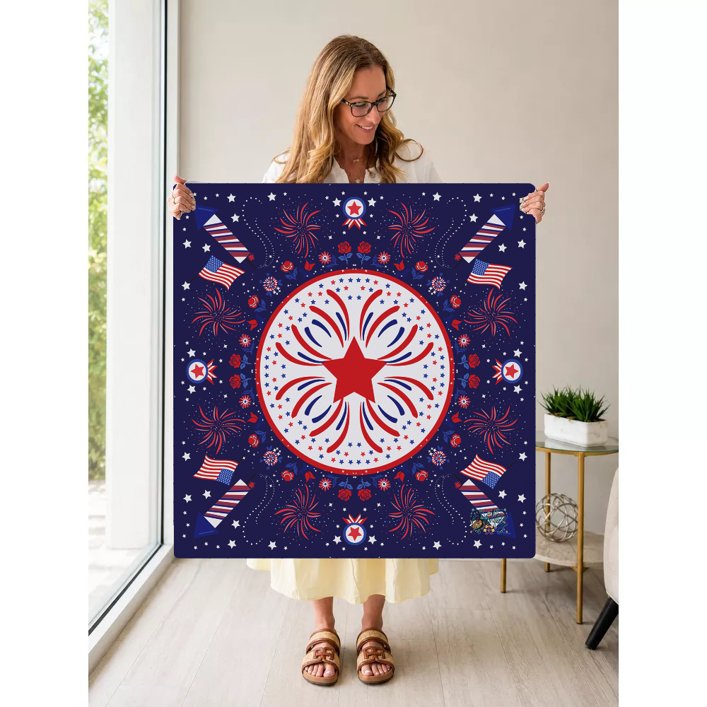 Grand Finale mahjong mat — Held Mat Portrait