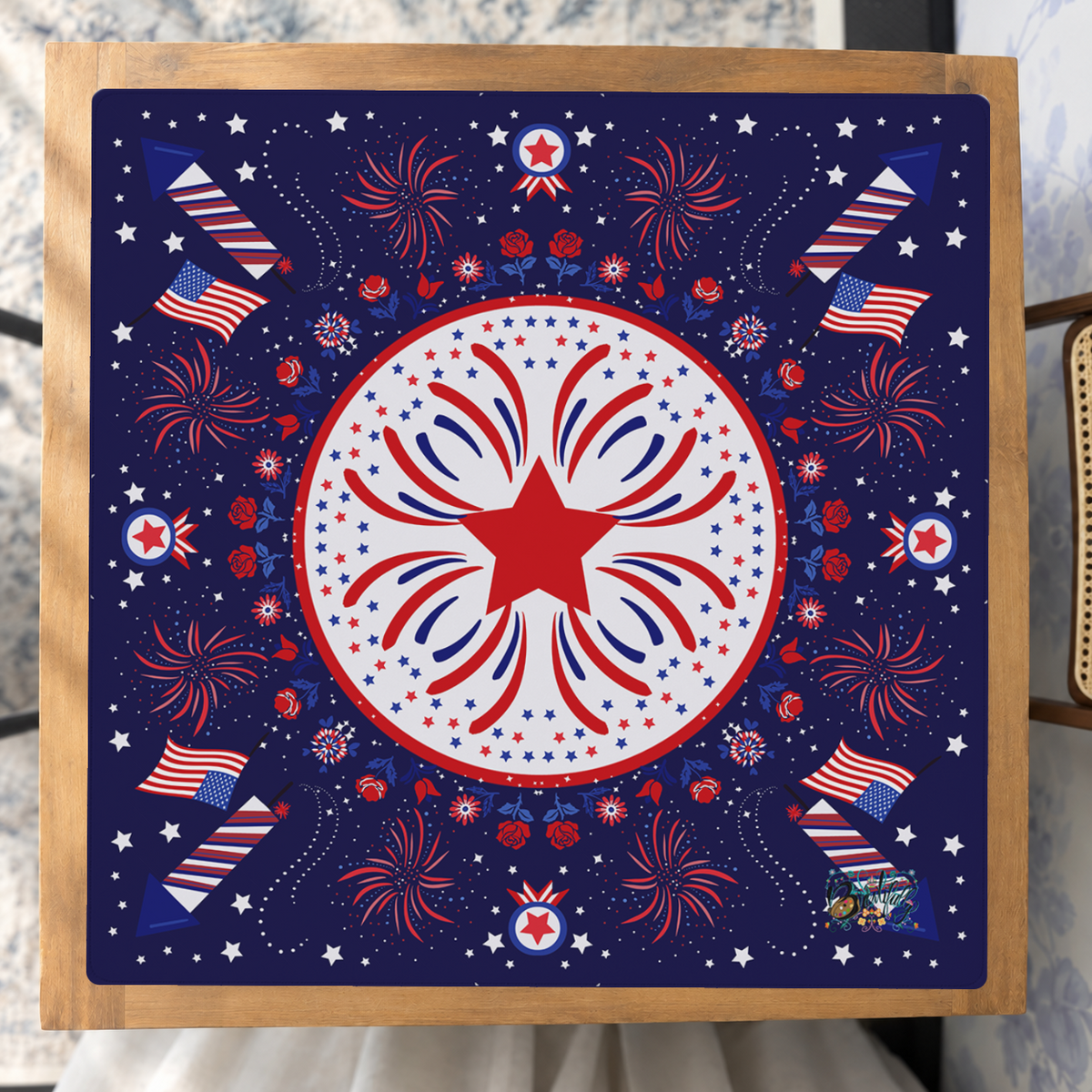 Grand Finale mahjong mat — Studio Overhead