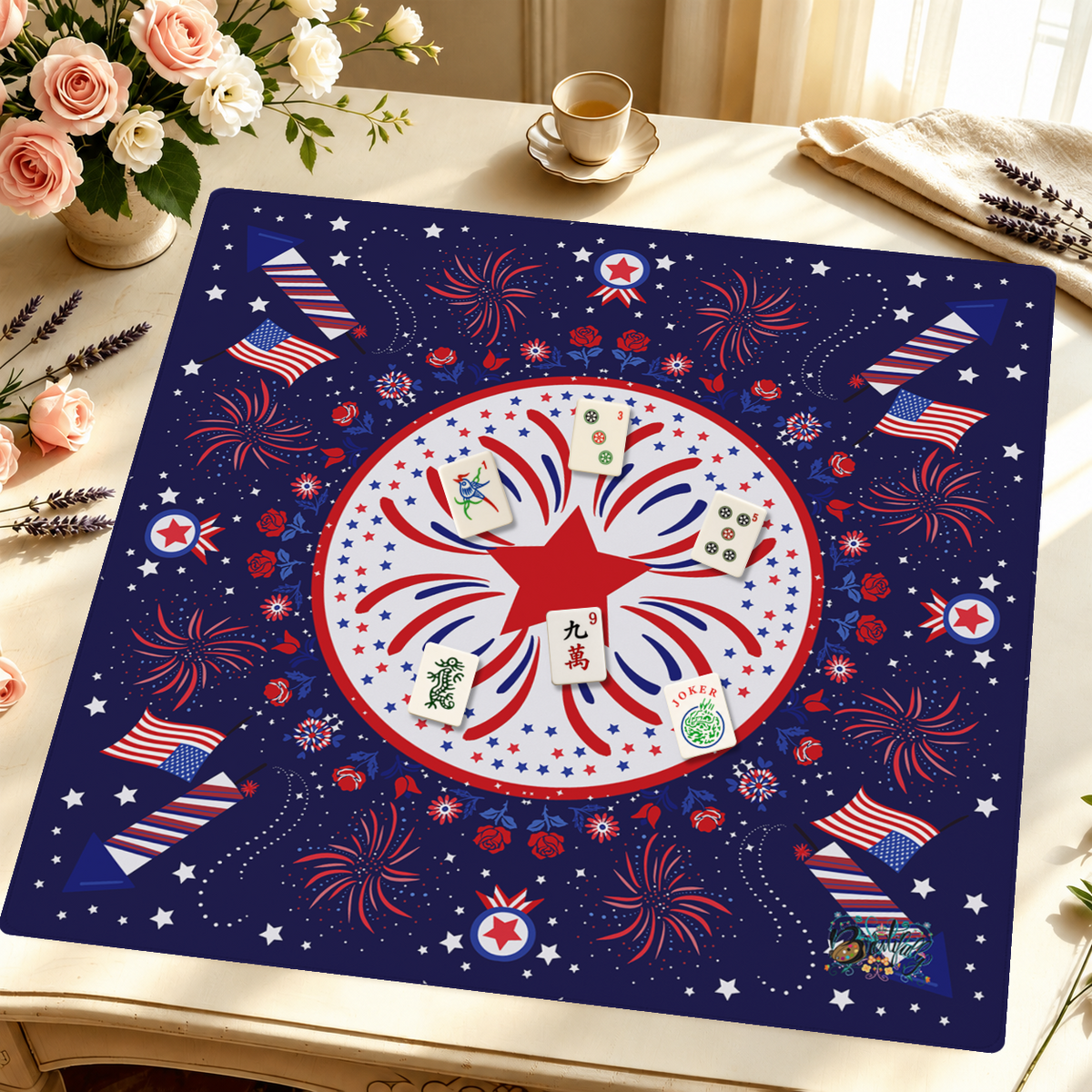 Grand Finale mahjong mat — Styled Tile Table