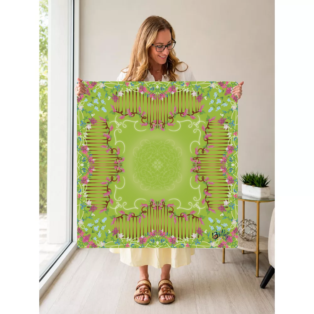 Grape Escape Garden mahjong mat — Held Mat Portrait