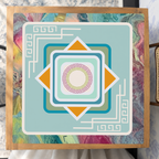 Greek to Meet You mahjong mat — Studio Overhead