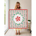 Happy Holly Days Mahjong Mat — Held Mat Portrait [held-mat-portrait-square]