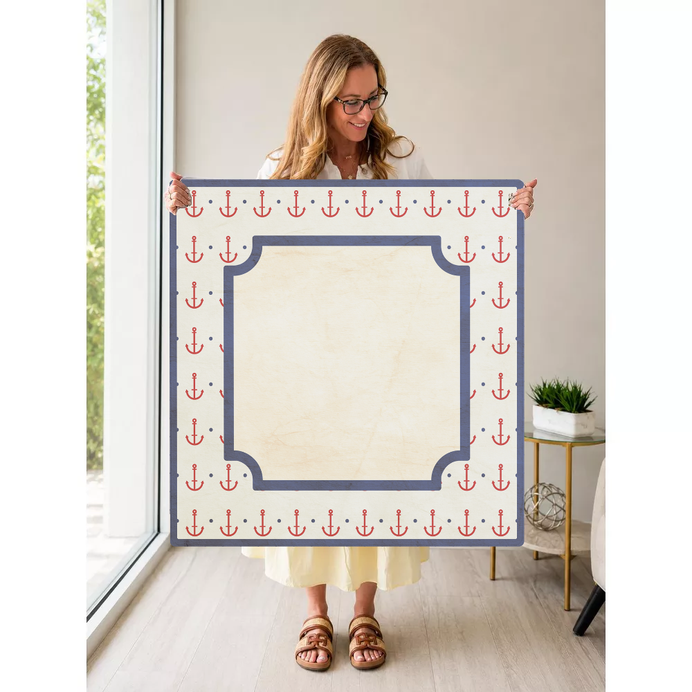 Harbor Club Classic mahjong mat — Held Mat Portrait