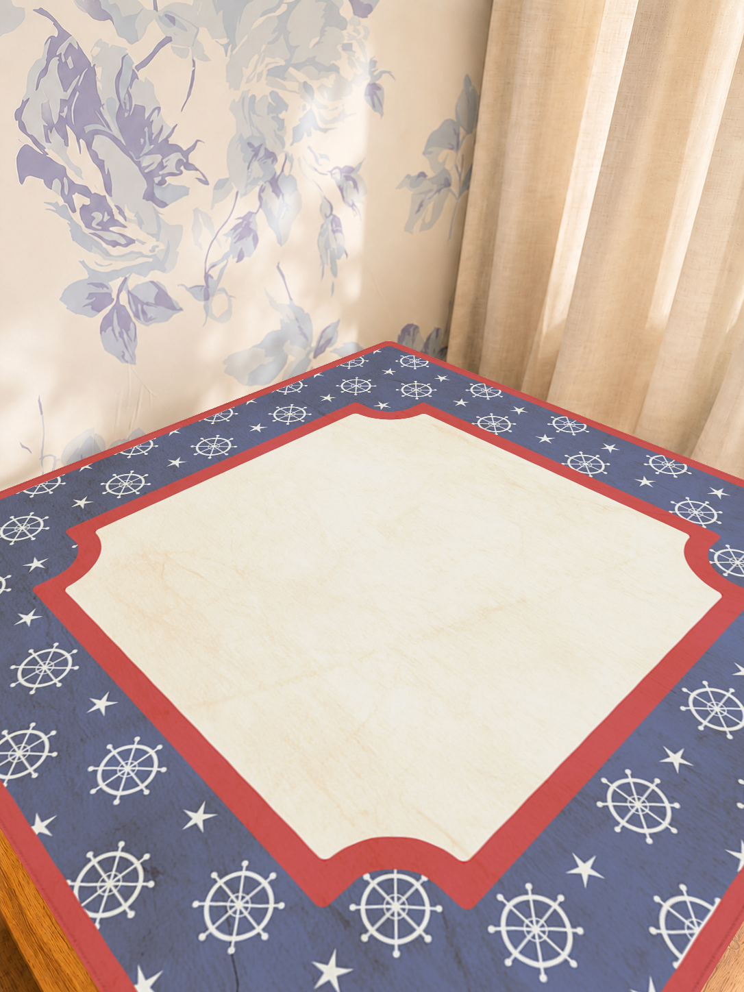Harbor Club Bold mahjong mat — Sunlit Detail