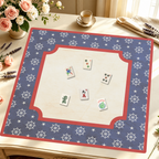 Harbor Club Bold mahjong mat — Styled Tile Table
