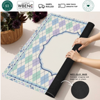 Harlequin Daydream mahjong mat — Rolled Mat Feature Image