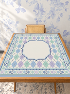 Harlequin Daydream mahjong mat — Studio Table Angle