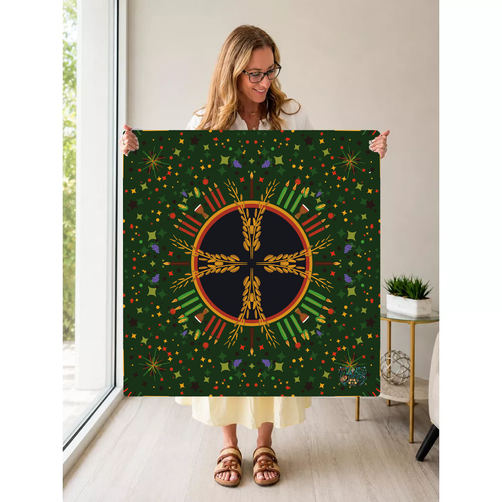Harvest Moon Rising mahjong mat — Held Mat Portrait