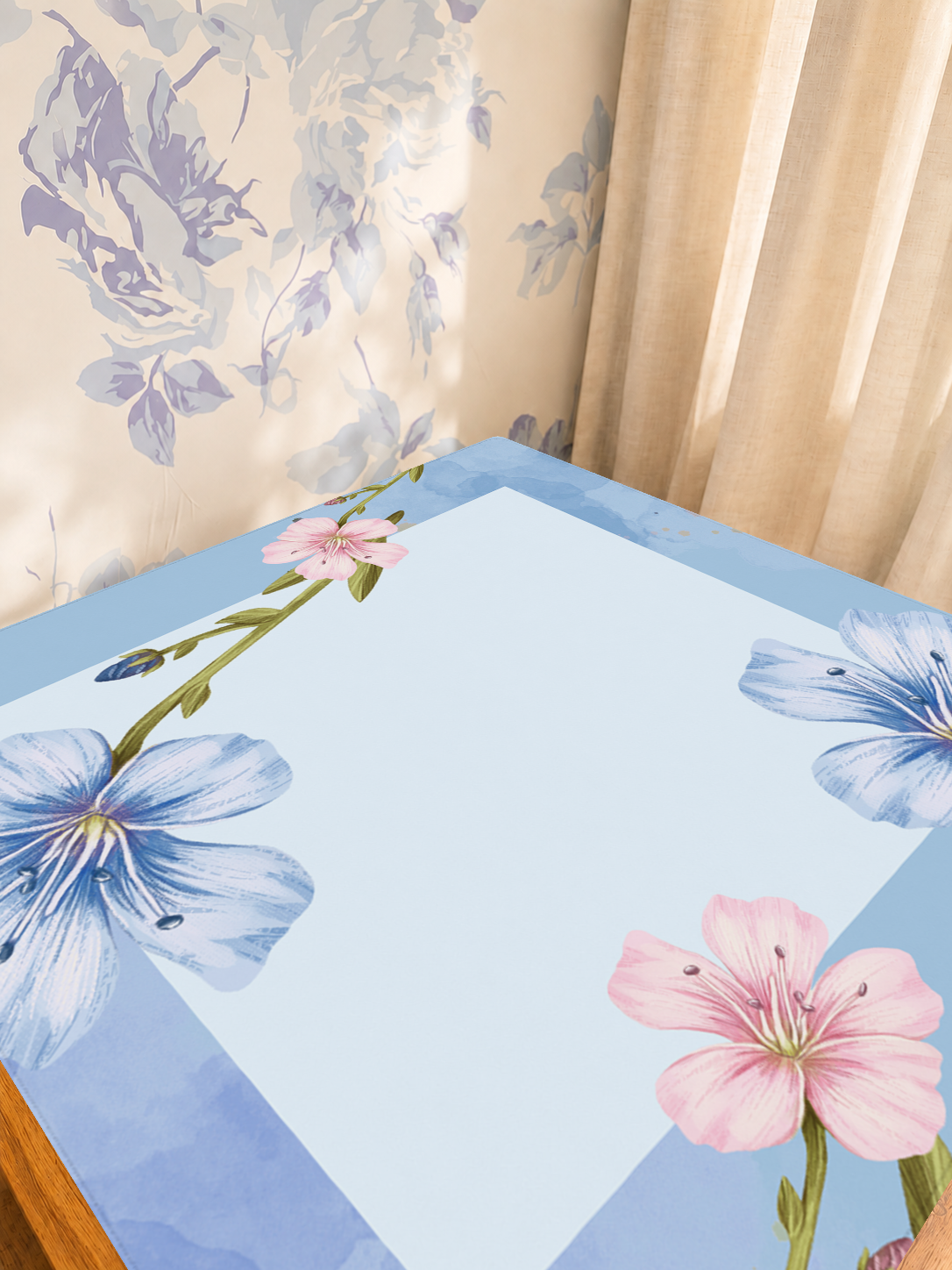Hello Gorgeous |  Blue mahjong mat — Sunlit Detail