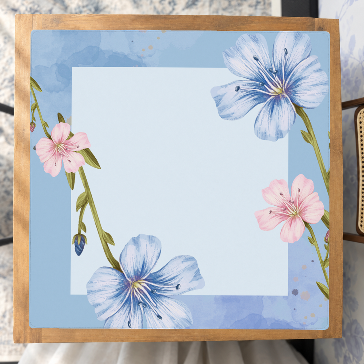 Hello Gorgeous |  Blue mahjong mat — Studio Overhead