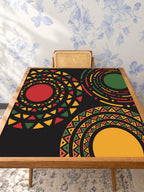 Mahjong by SI™ Heritage in Motion Mahjong Mat — Studio Table Angle [studio-angle-square]