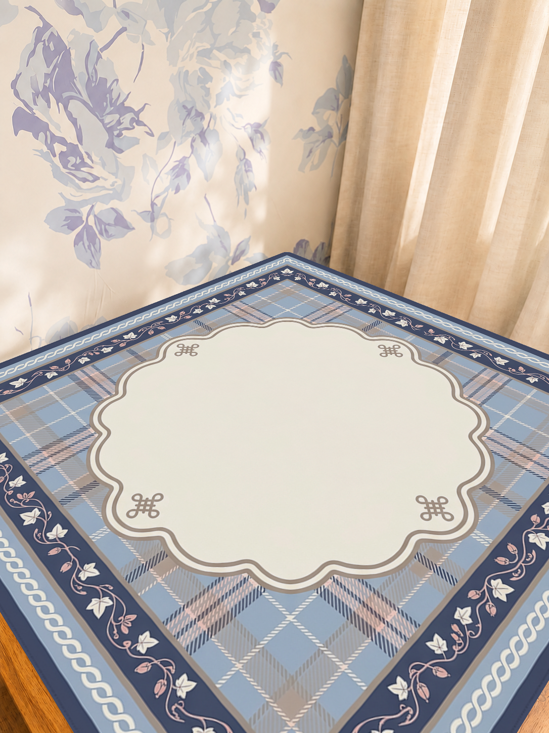 Highland Fling mahjong mat — Sunlit Detail