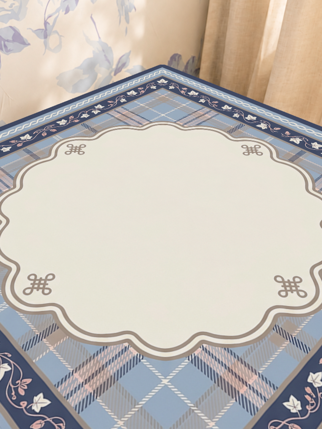 Highland Fling mahjong mat — Sunlit Close-up