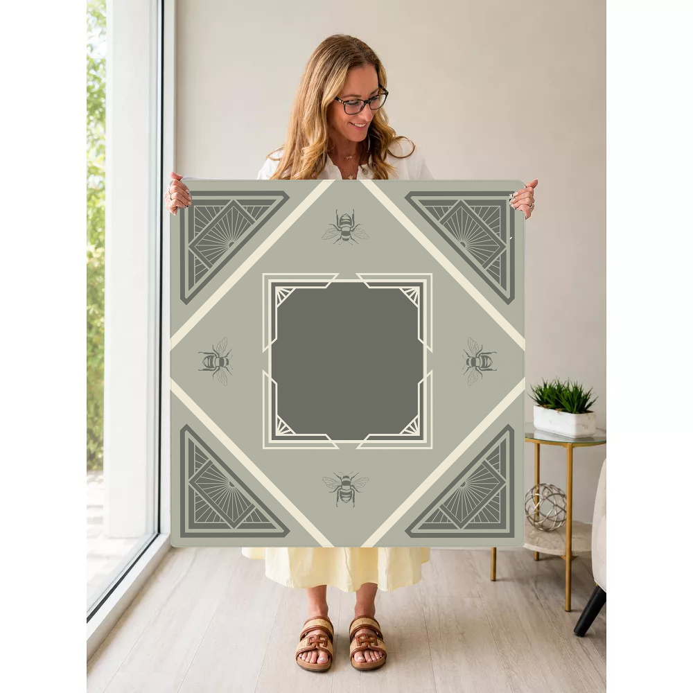 Hive Society mahjong mat — Held Mat Portrait