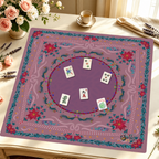 Holly Jolly Tiles mahjong mat — Styled Tile Table