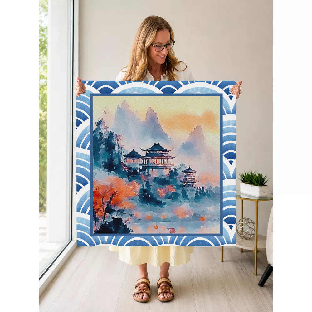 Home Zen Home mahjong mat — Held Mat Portrait