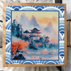 Home Zen Home mahjong mat — Studio Overhead