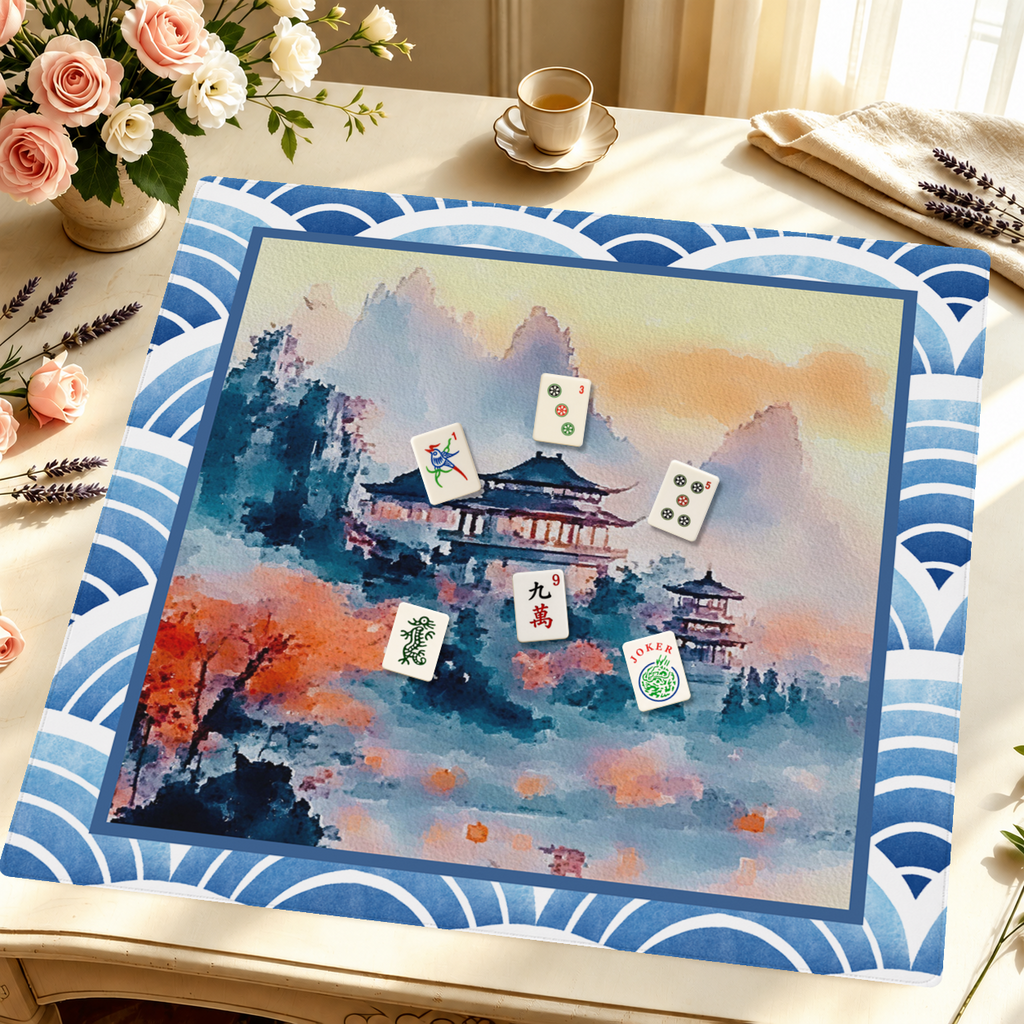 Home Zen Home mahjong mat — Styled Tile Table