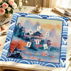Home Zen Home mahjong mat — Styled Tile Table
