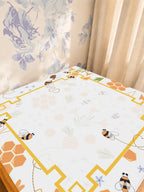 Mahjong by SI™ Honey Lovers Mahjong Mat — Sunlit Detail [studio-detail-square]
