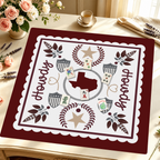 Howdy Y'all Texas Charm mahjong mat — Styled Tile Table