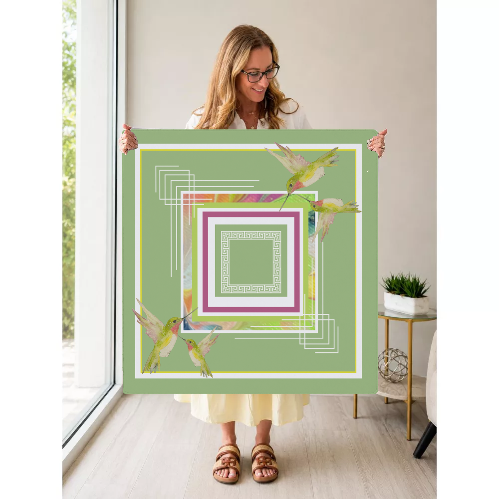 Hum Along Honey mahjong mat — Held Mat Portrait
