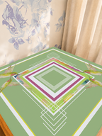 Hum Along Honey mahjong mat — Sunlit Detail