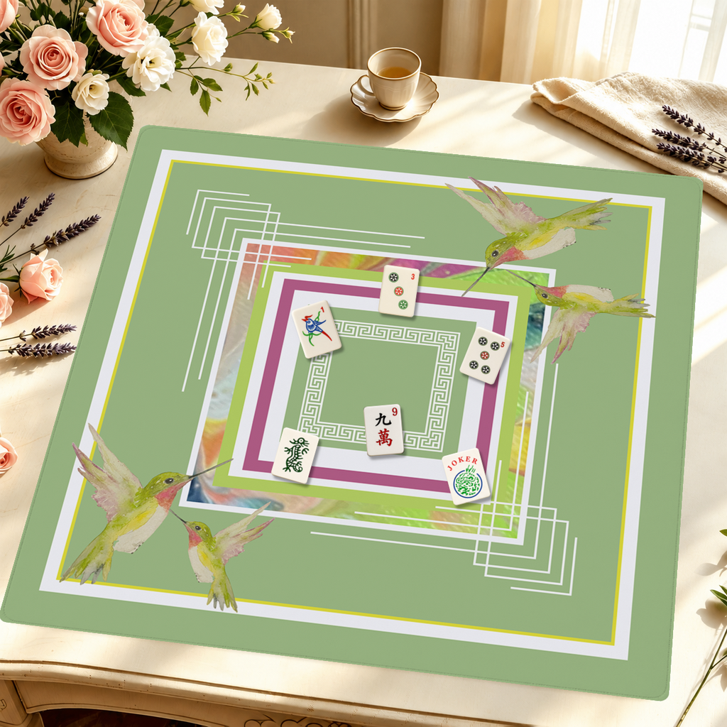 Hum Along Honey mahjong mat — Styled Tile Table