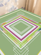 Hum Along Honey mahjong mat — Sunlit Close-up