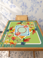 Hum Along the Way mahjong mat — Studio Table Angle