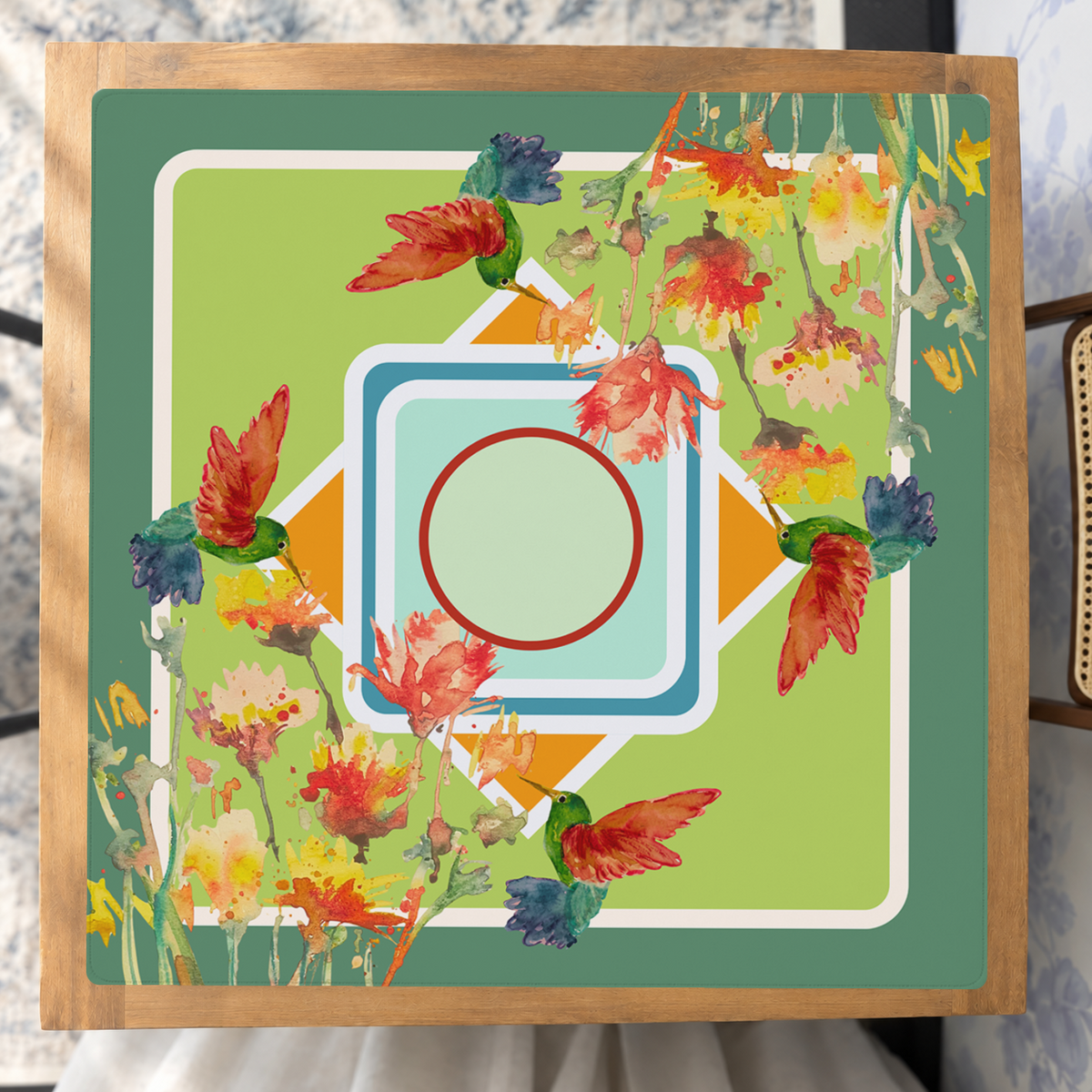 Hum Along the Way mahjong mat — Studio Overhead