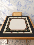 Mahjong by SI™ Imperial Jewel Box Mahjong Mat — Studio Table Angle [studio-angle-square]