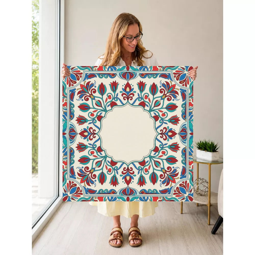 Mahjong by SI™ Istanbul Reverie Mahjong Mat — Held Mat Portrait [held-mat-portrait-square]