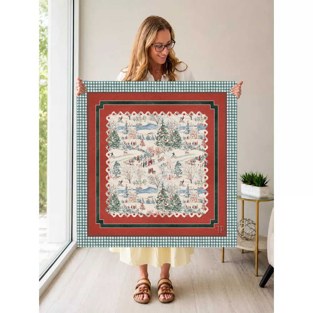 It's a Wonderful Life Mahjong Mat — Held Mat Portrait [held-mat-portrait-square]