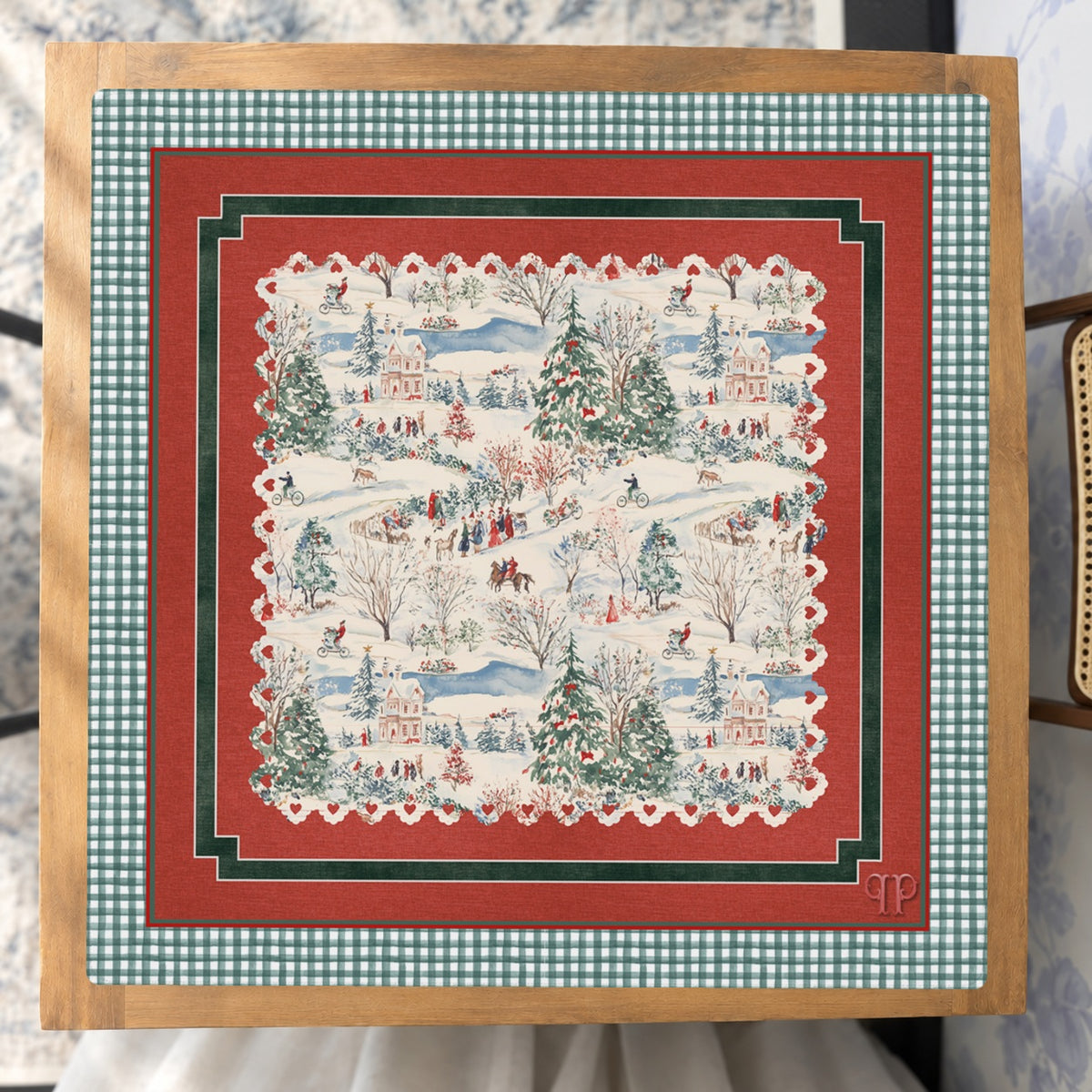 It's a Wonderful Life Mahjong Mat — Studio Overhead [studio-overhead-square]