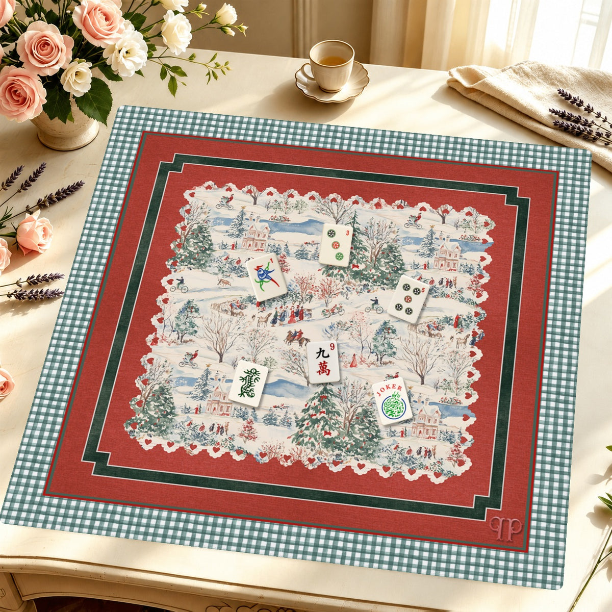 It's a Wonderful Life Mahjong Mat — Styled Tile Table [styled-tile-table-square]