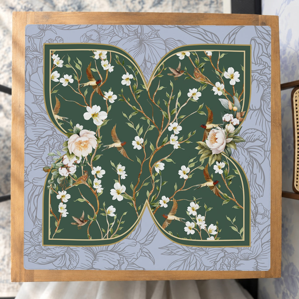 Mahjong by SI™ Jade Pavilion Mahjong Mat — Studio Overhead [studio-overhead-square]